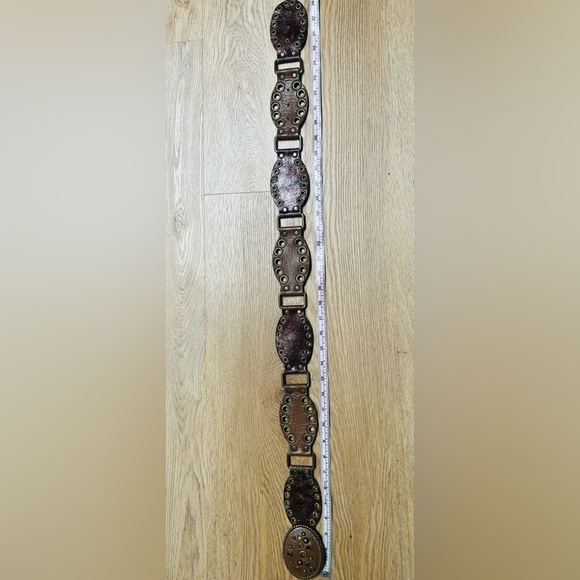 RALPH LAUREN. Women’s Western Style Wide Genuine Leather Buckle Belt - Picture 3 of 3